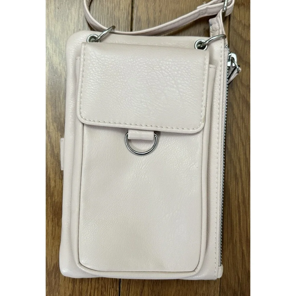 Mundi Cornelia Crossbody Women's Wallet Cell Phone‎ Bag Shoulder Strap Pink  NWT